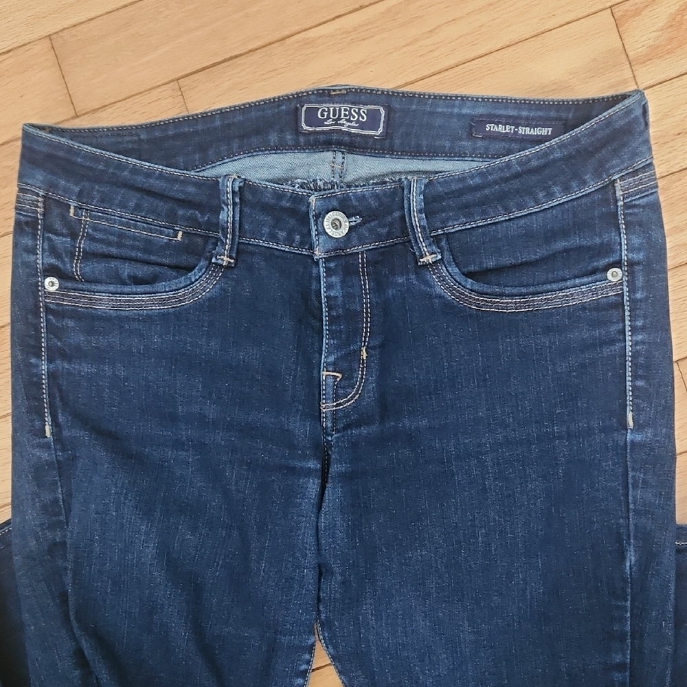 Guess Dark Blue Denim Jeans Size 29 - Picture 2 of 3
